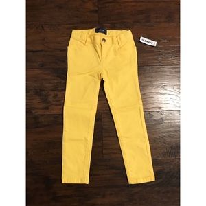 Old Navy Toddler Girls Yellow Skinny Jeans 5T